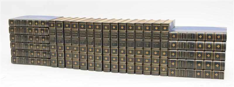 Appraisal: HUGO VICTOR THE WORKS OF VICTOR HUGO Twenty-six volumes Dana