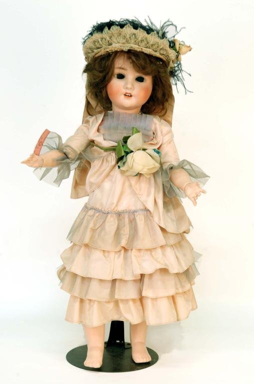 Appraisal: Schoenau Hoffmeister bisque socket head child doll Fully jointed composition