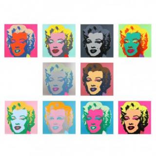 Appraisal: after Andy Warhol American complete portfolio of ten screenprints on