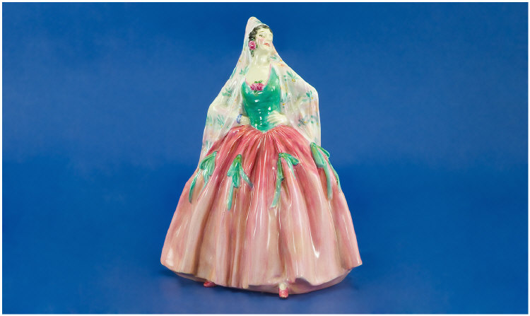 Appraisal: Royal Doulton Figure Modena HN Red and Green Issued -