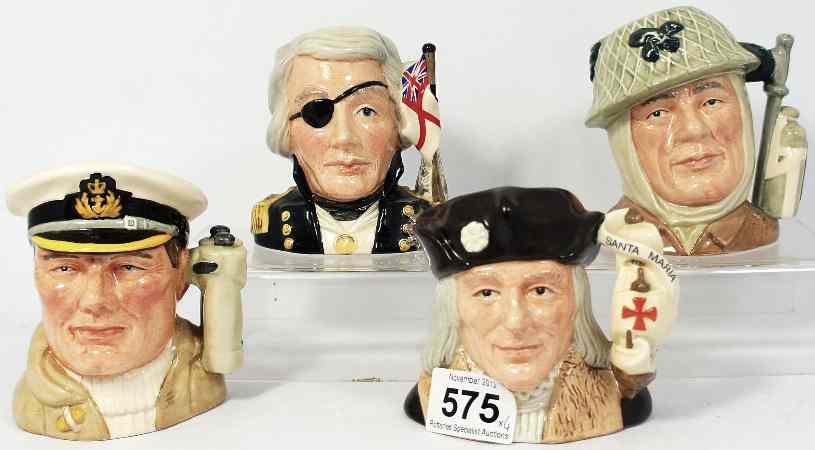 Appraisal: Royal Doulton small character jugs The Sailor D The Soldier