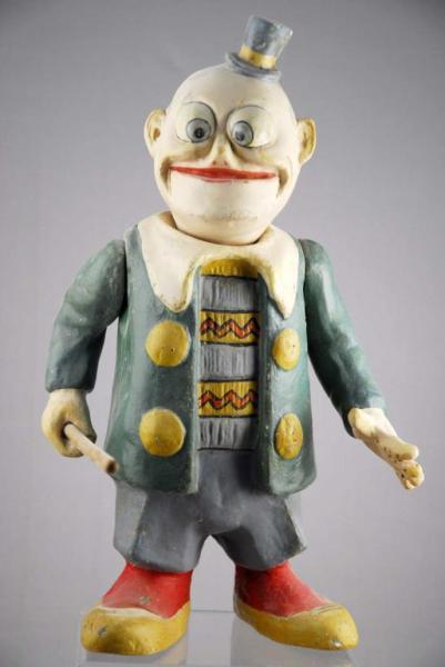 Appraisal: Happy Hooligan Composition Head Bobbing Toy Description Pre-war European Made