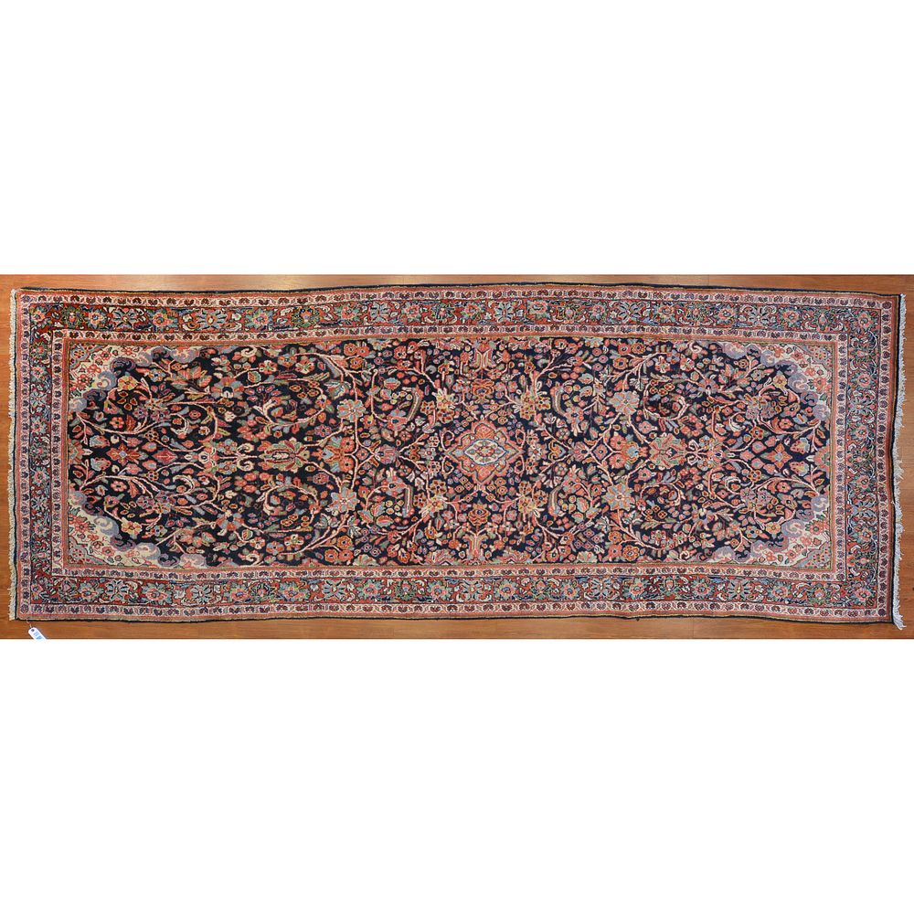 Appraisal: Sarouk Gallery Rug Persia x Third quarter- th century hand-knotted