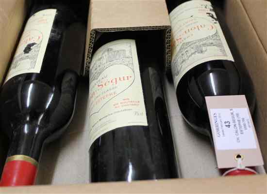 Appraisal: Eighteen bottles of Chateau Calon Segur St Estephe levels all