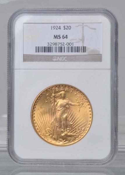 Appraisal: St Gaudens Double Eagle Description NGC MS