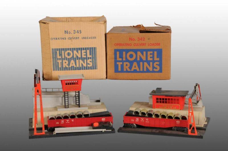 Appraisal: Lionel Culvert Loader Unloader in OB Description Post-war O-gauge Includes