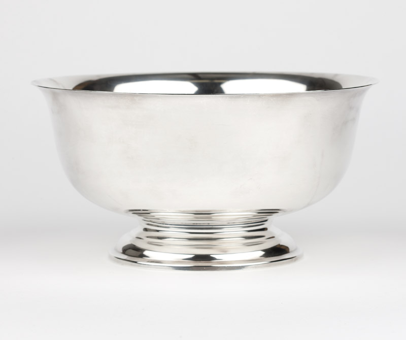 Appraisal: Lot A Shreve Co sterling silver bowl after Paul Revere