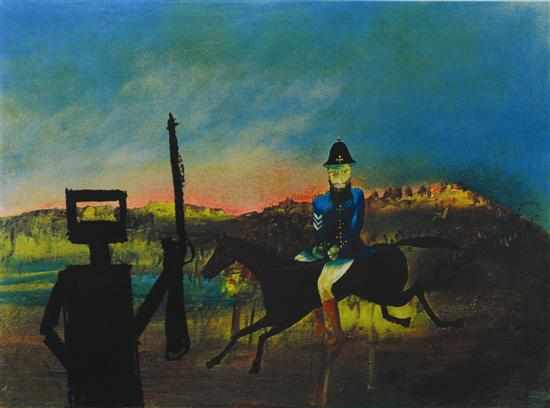 Appraisal: Sidney Nolan - The Evening photolithograph A P signed 'Nolan'