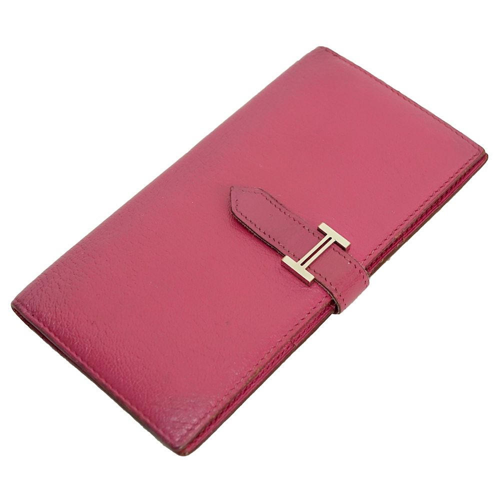 Appraisal: Hermes Bearn Wallet Hermes Bearn Wallet Rose Tyrien epsom leather