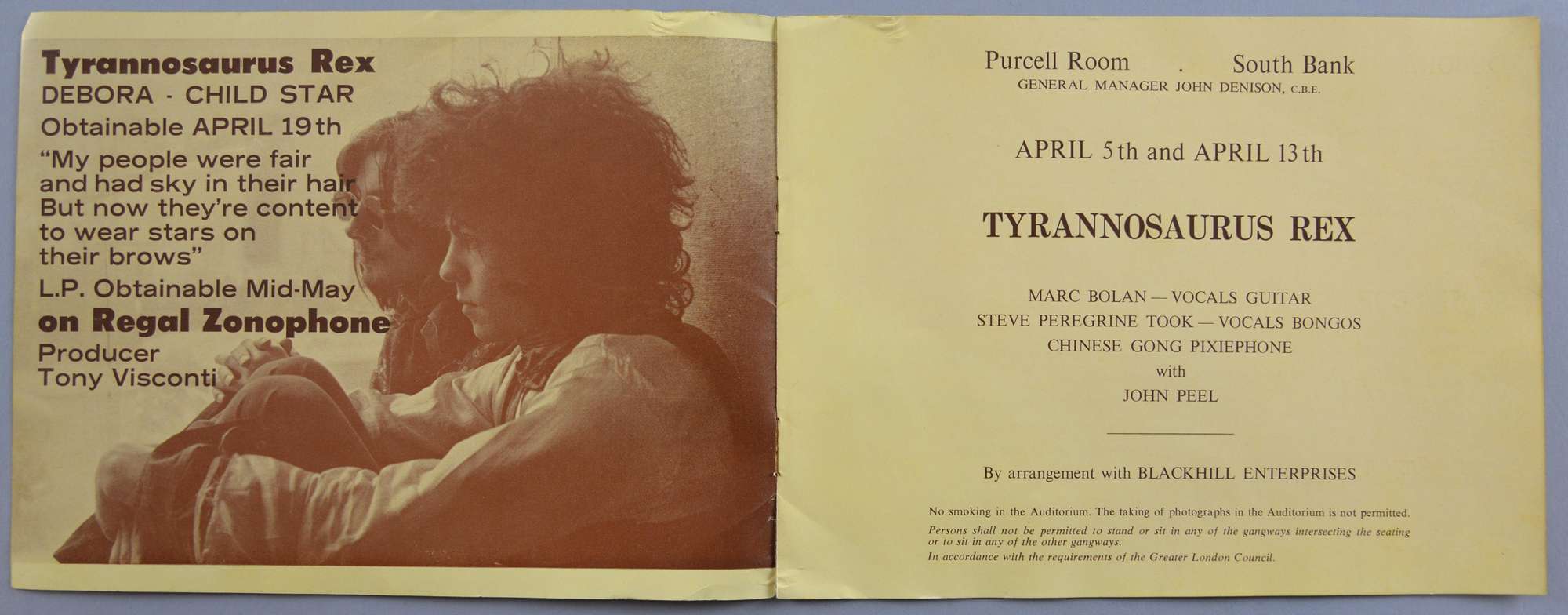 Appraisal: Tyrannosaurus Rex Oak Ash and Thorn Programme for the performance