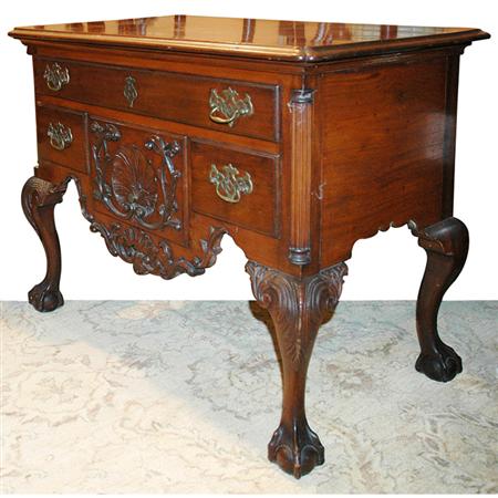 Appraisal: Chippendale Style Mahogany Lowboy Estimate -