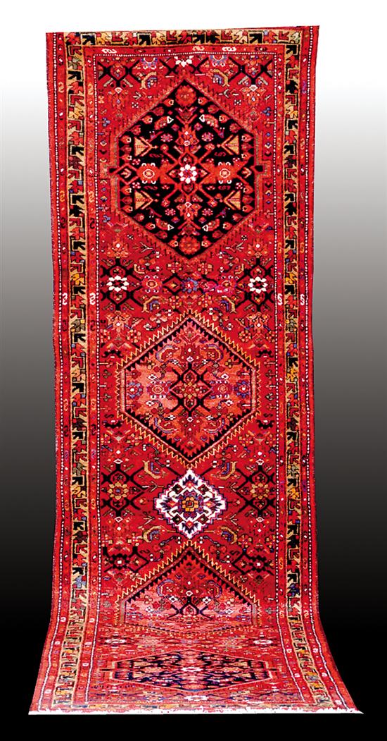 Appraisal: Persian Hamadan runner circa ' x