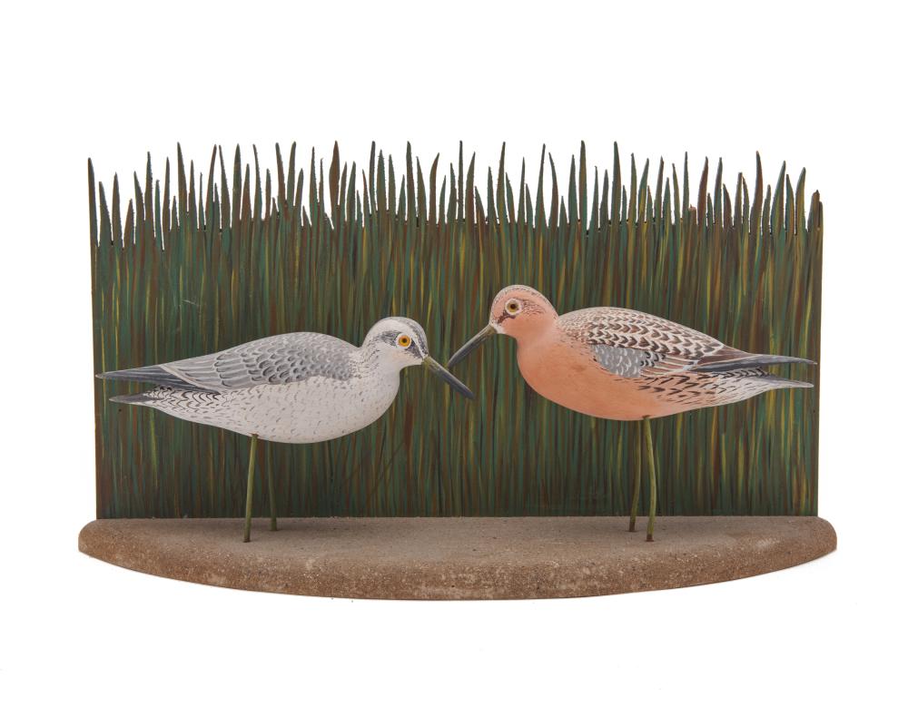 Appraisal: CHARLES EDWARD SHANG WHEELER American - Red Knots in Spring