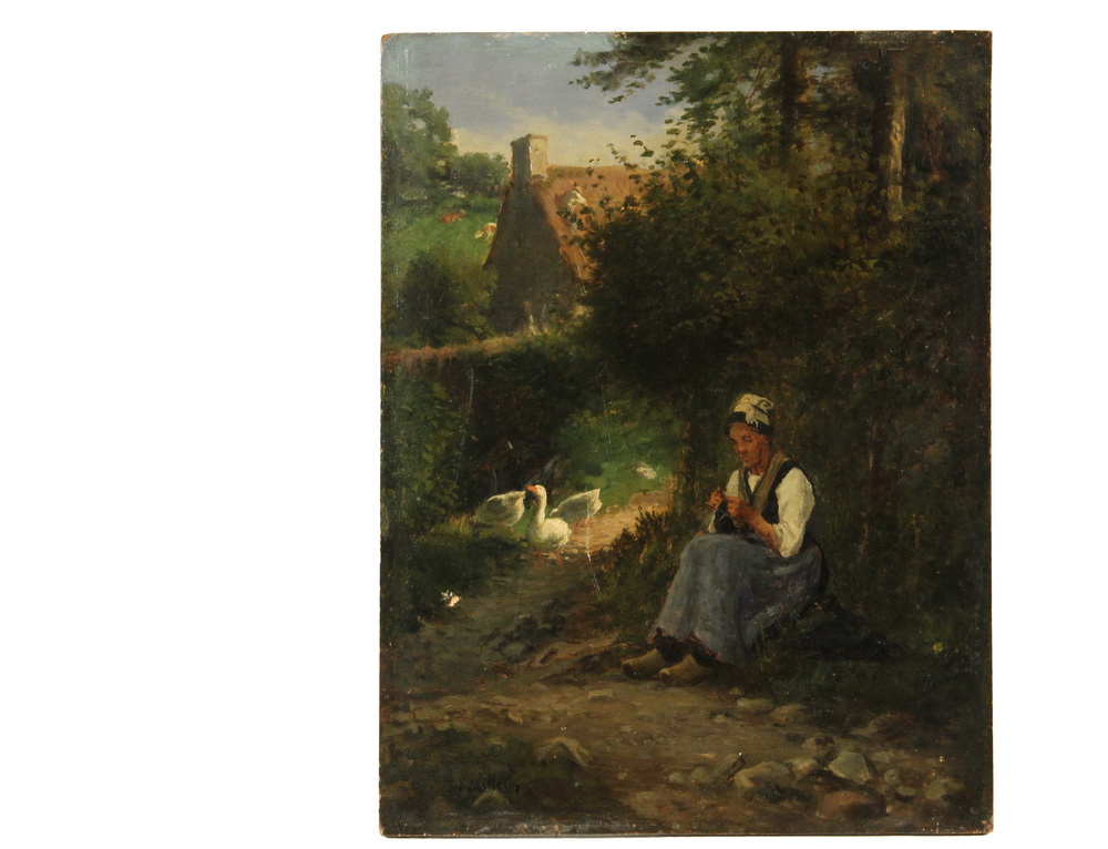 Appraisal: IN THE MANNER OF JEAN FRANCOIS MILLET France - -