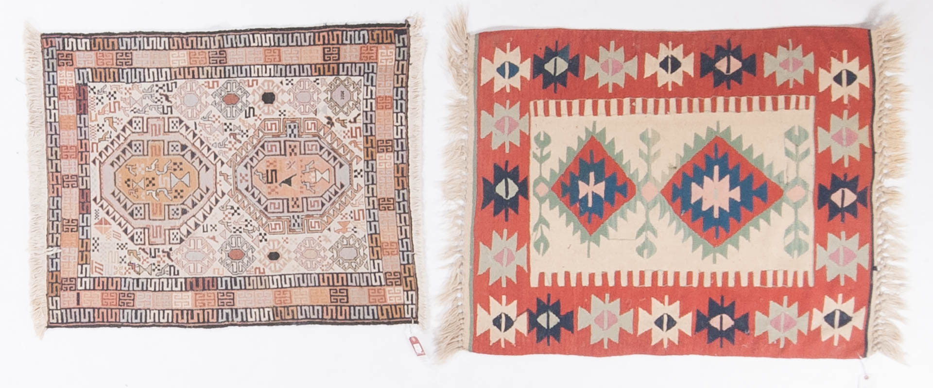 Appraisal: Soumak is approx x and the Kelim rug is approx