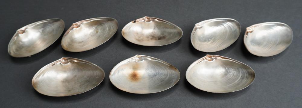 Appraisal: EIGHT WALLACE STERLING SILVER SHELL-FORM NUT DISHES OZTEight Wallace Sterling