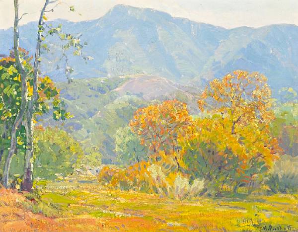 Appraisal: Hanson Puthuff American - Sespe Canyon signed 'H Puthuff' lower