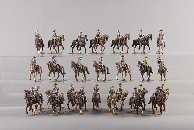 Appraisal: Lot of metal Austrailian Light Horse Cavalry Mesopotamia Beautifully painted