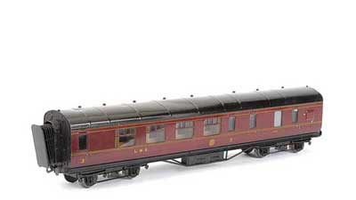 Appraisal: Exley K LMS all rd Side Corridor Brake End Coach