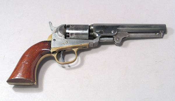 Appraisal: A Colt Model Pocket percussion revolver Serial no for caliber