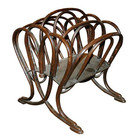 Appraisal: Bentwood Magazine Stand Estimate nbsp nbsp nbsp - nbsp