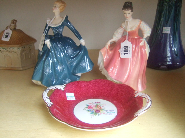 Appraisal: A Royal Doulton figure Fragrance H N one other Fair