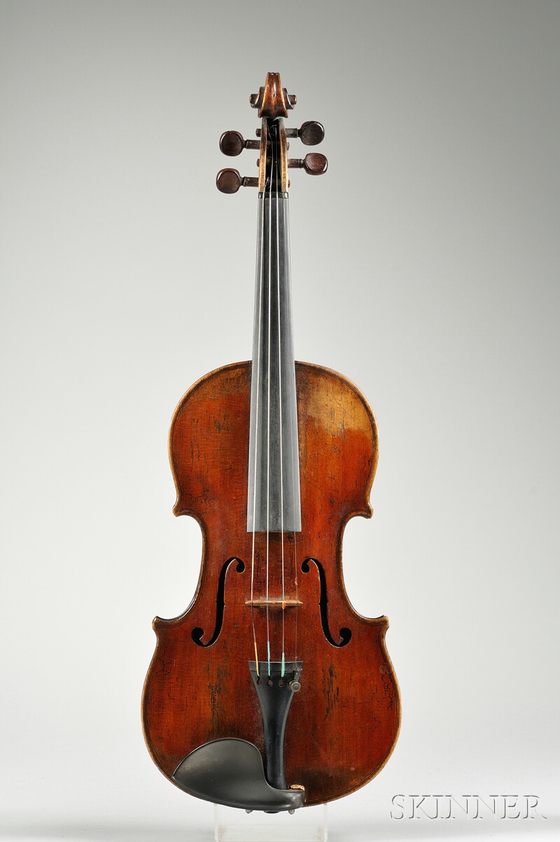 Appraisal: Mittenwald Violin c possibly Neuner Workshop labeled PG MANTEGAZZA FECIT