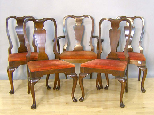 Appraisal: Set of Hickory Chair Co mahogany dining chars