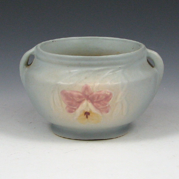 Appraisal: Hull Orchid - Jardiniere - Mint Orchid jardiniere in blue