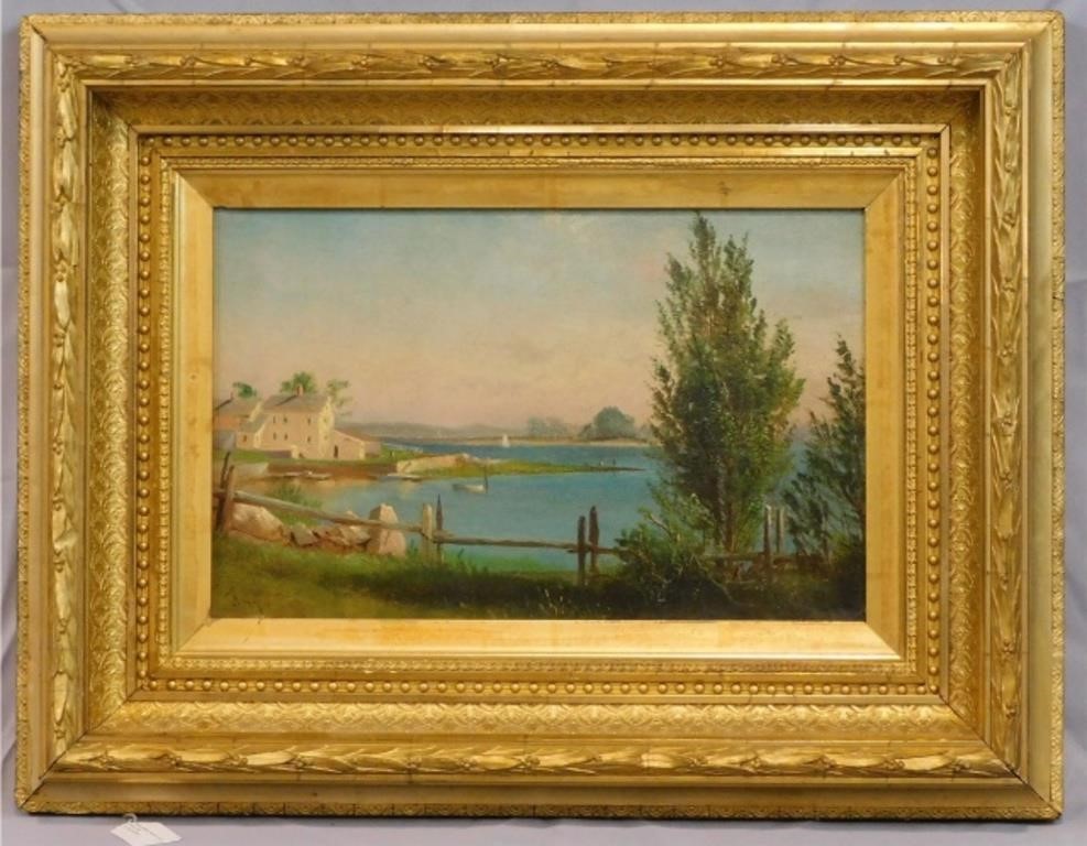 Appraisal: CHARLES HENRY GIFFORD - MASSACHUSETTS oil painting on canvas depicting