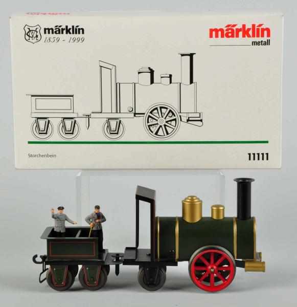 Appraisal: Marklin O-Gauge Stork Leg Steam Train Engine Contemporary Clockwork mechanism