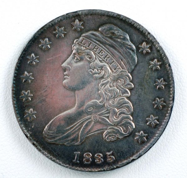 Appraisal: bust half dollar CONDITION Extra fine cleaned