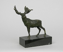 Appraisal: An Austrian Bronze Moose ca late th early th Century