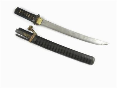 Appraisal: A Japanese tanto with a in cm long blade signed