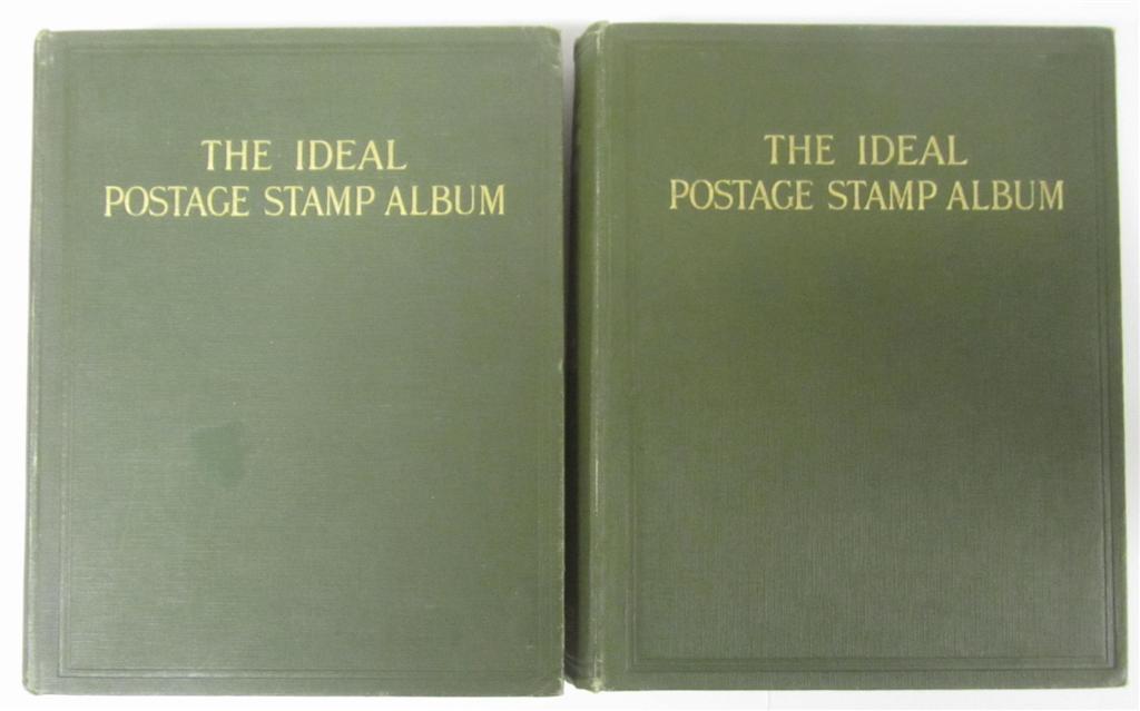 Appraisal: Two Ideal Stamp albums and an All World collection some