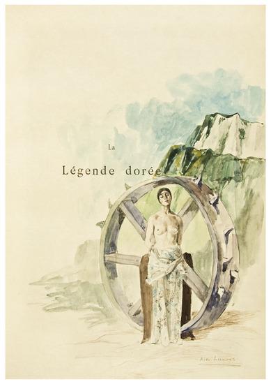 Appraisal: VORAGINE Jacobus de and Alexandre LUNOIS illustrator La L gende