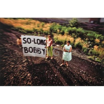 Appraisal: Paul Fusco American b Untitled from RFK Funeral Train ca