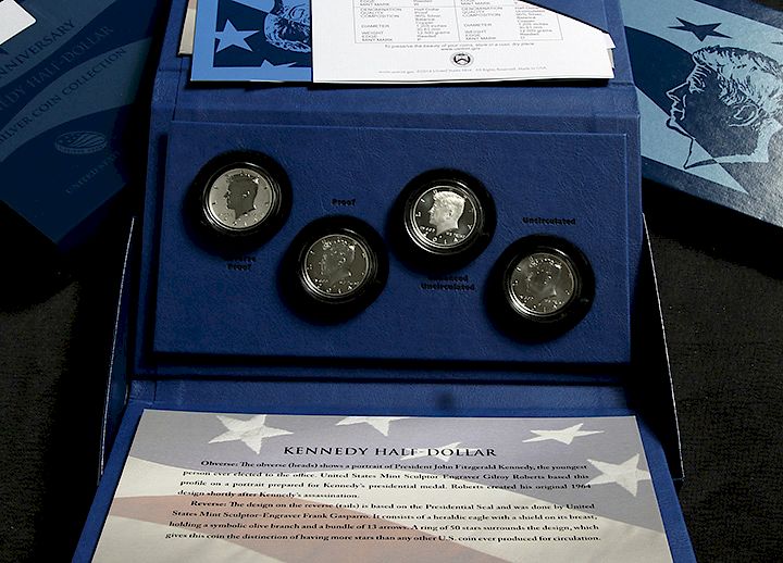 Appraisal: Kennedy th Anniversary Half Dollar Set Kennedy th Anniversary Half