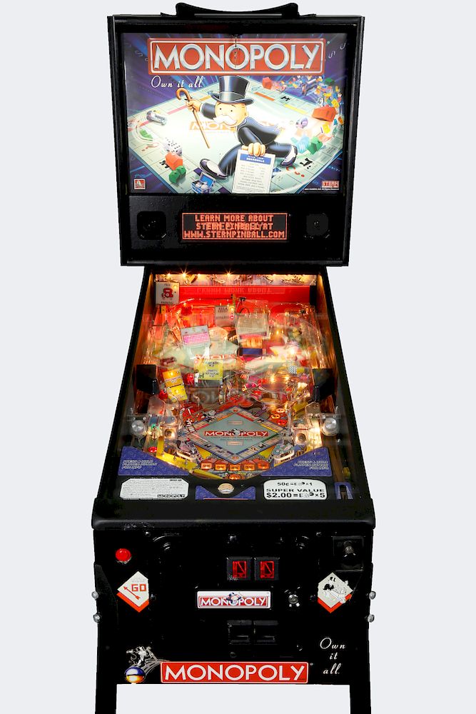 Appraisal: Monopoly Pinball Machine Manufactured by Stern Pinball Inc Exclusive on