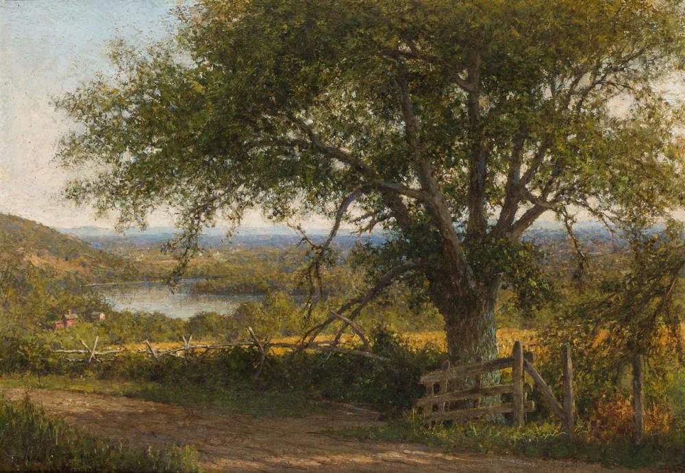 Appraisal: HENRY AUGUSTUS FERGUSON American - View to the River oil