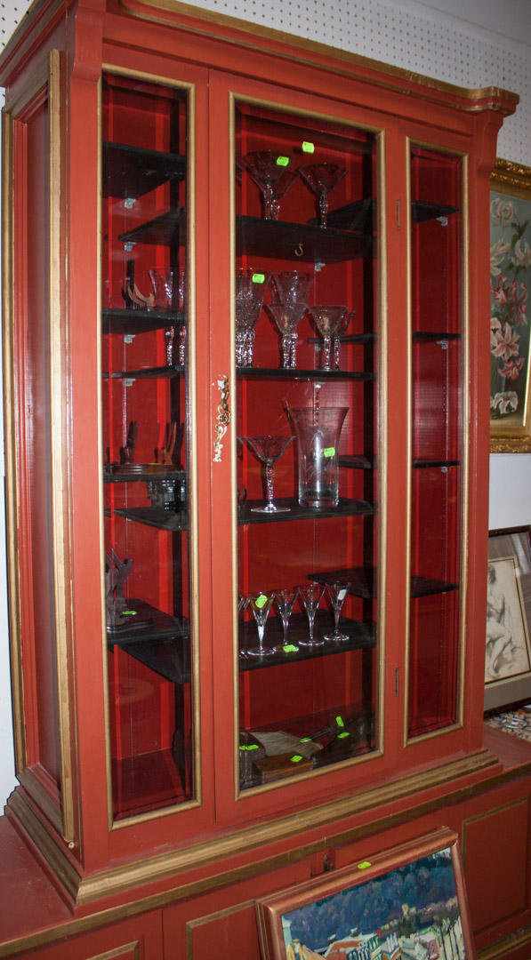 Appraisal: Chinese style display cabinet