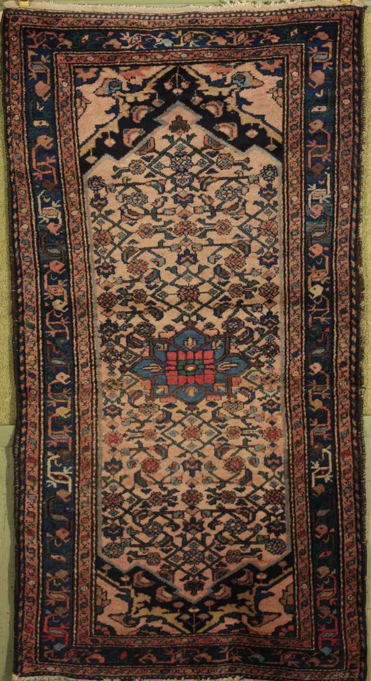 Appraisal: ORIENTAL RUG MALAYER ' x ' '' Small central gabled