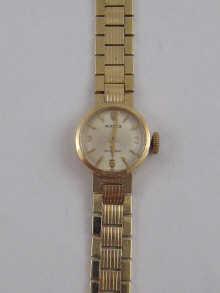 Appraisal: A ct gold Rolex ladies wrist watch on ct integral