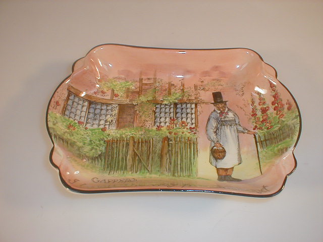 Appraisal: A Royal Doulton Gaffers series ware oblong dish I be