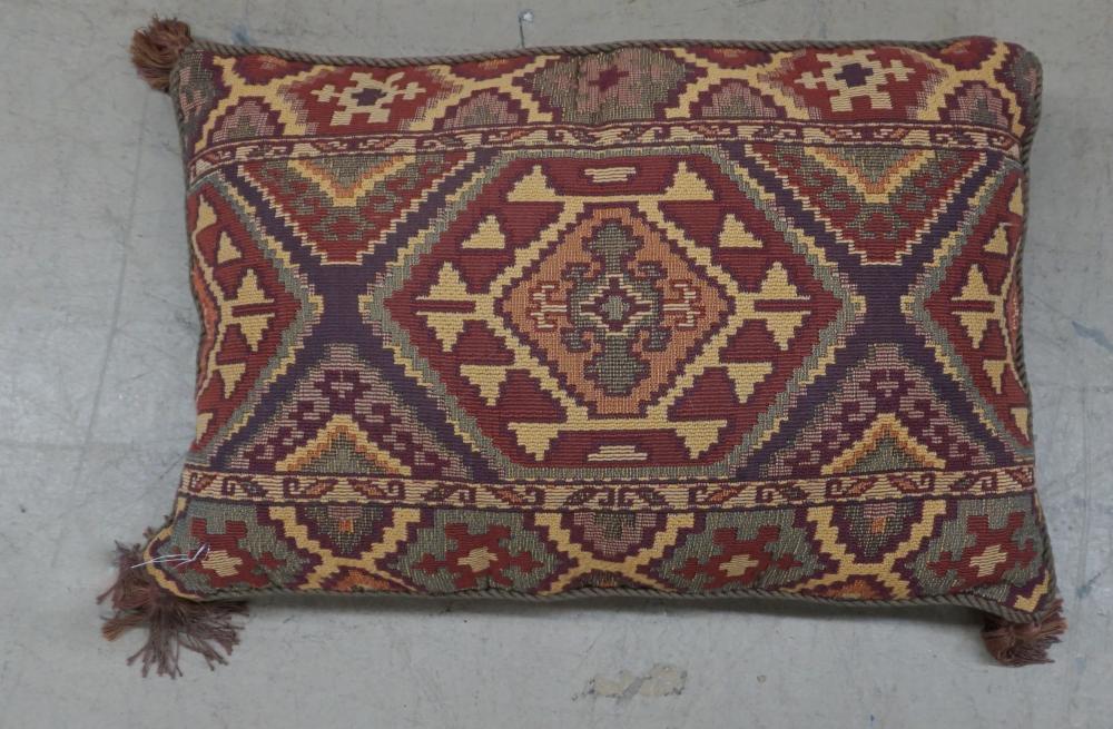 Appraisal: KILIM MACHINE MADE COVERED THROW PILLOW X IN X CM