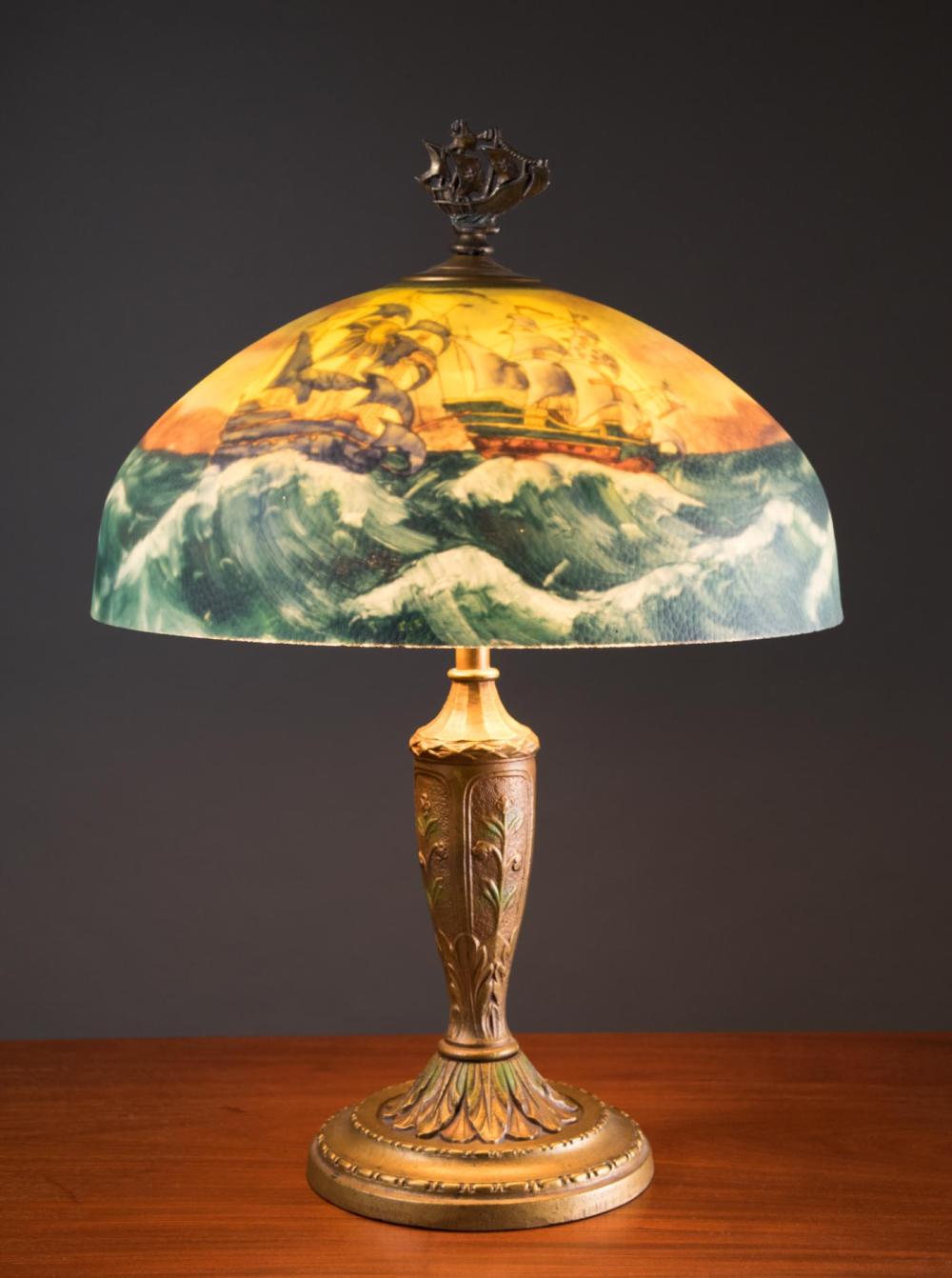 Appraisal: PAIRPOINT TABLE LAMP Pairpoint Manufacturing Company early th century Pairpoint