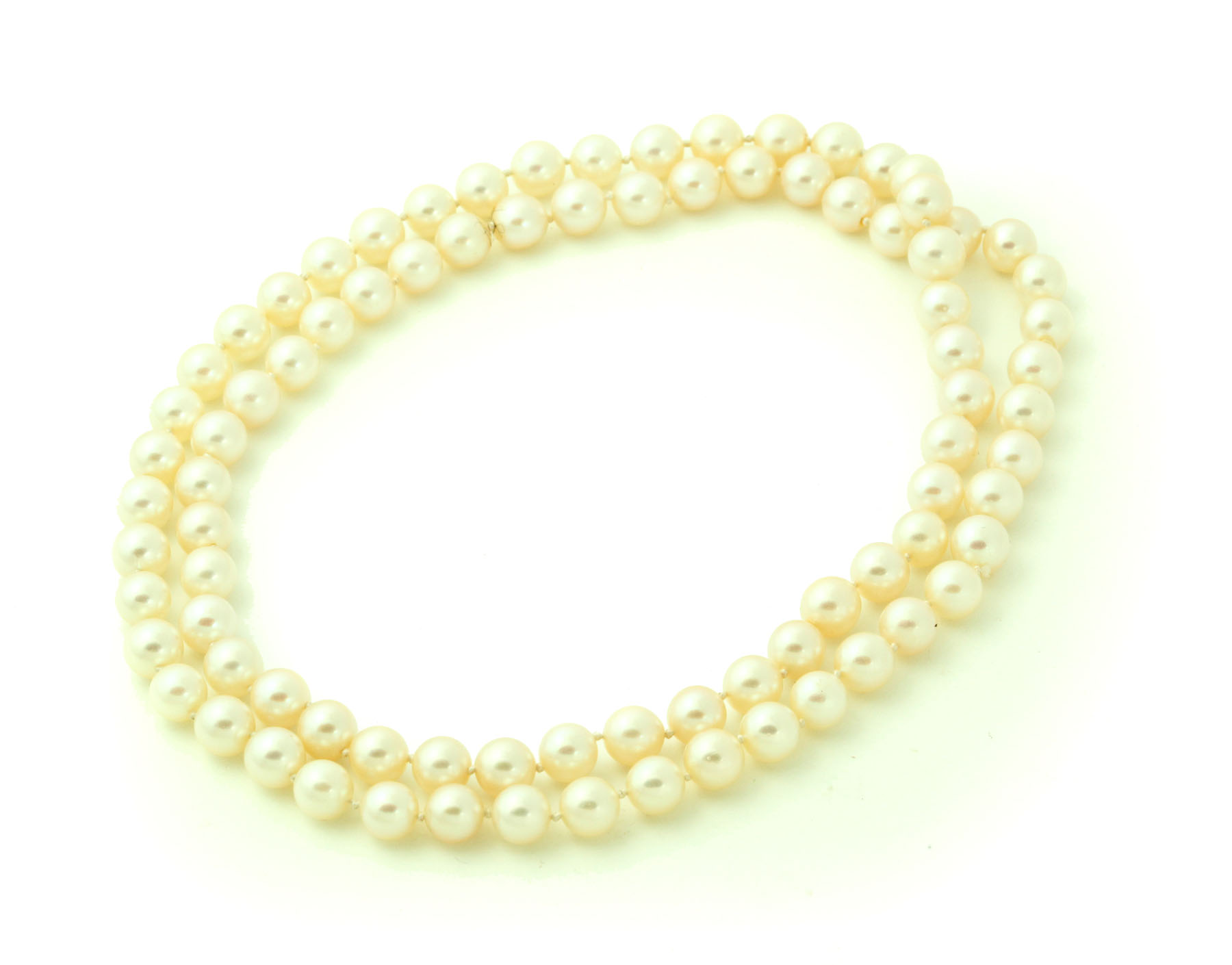 Appraisal: STRAND OF PEARLS Twentieth century Strand of eighty-five cultured pearls