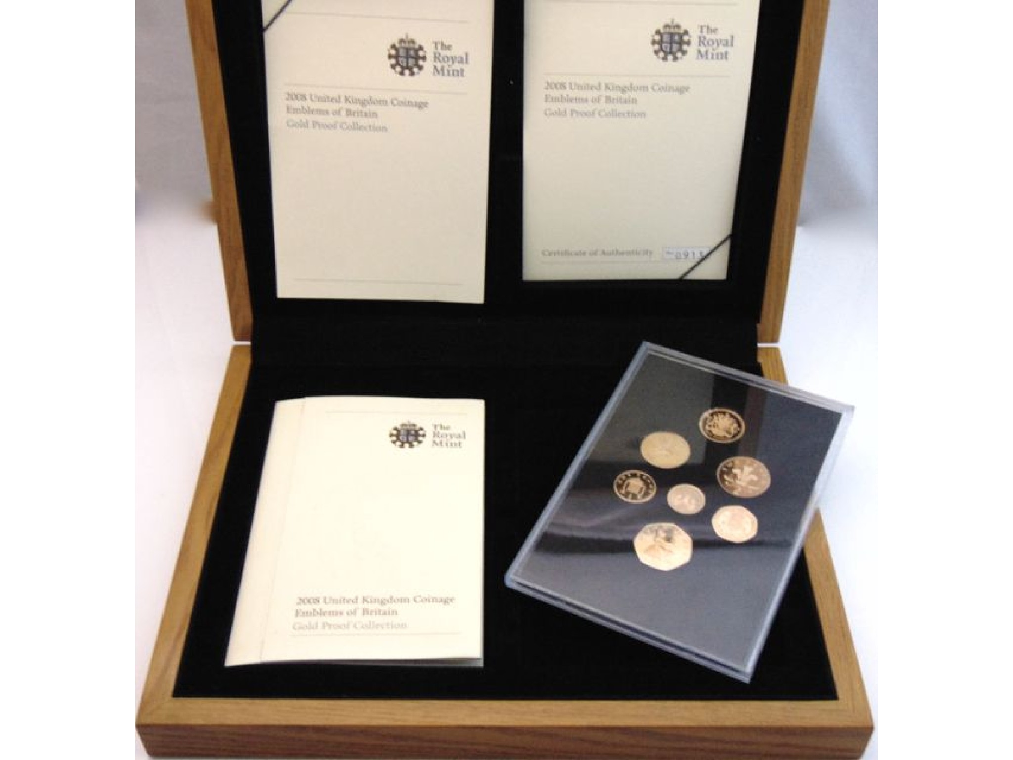 Appraisal: A Queen Elizabeth II Gold Coin Proof set fitted display