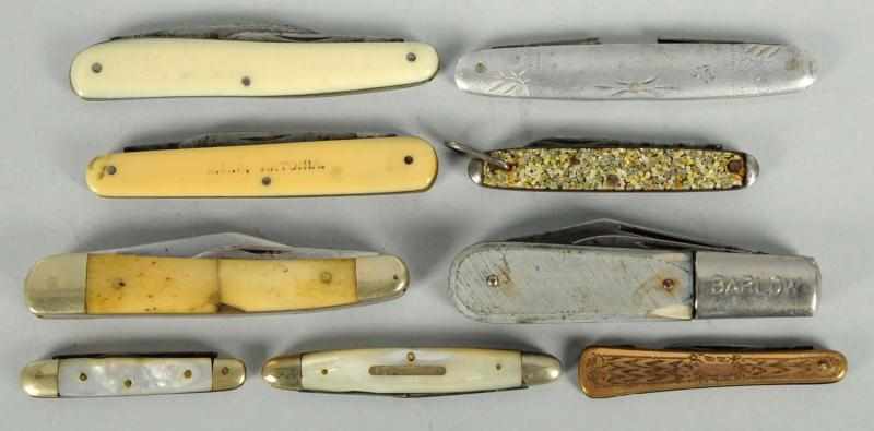 Appraisal: Lot of Assorted Pocket Knives Includes several mother of pearl