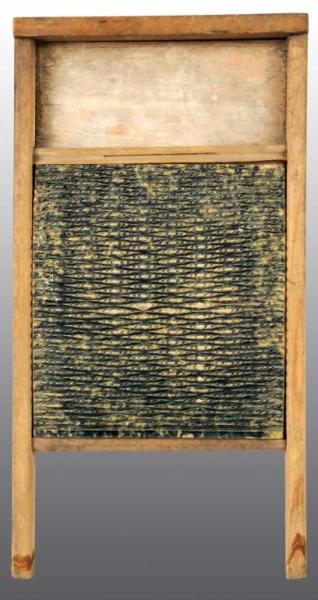 Appraisal: Bennington Pottery Washboard Description Green pottery board with unique pattern